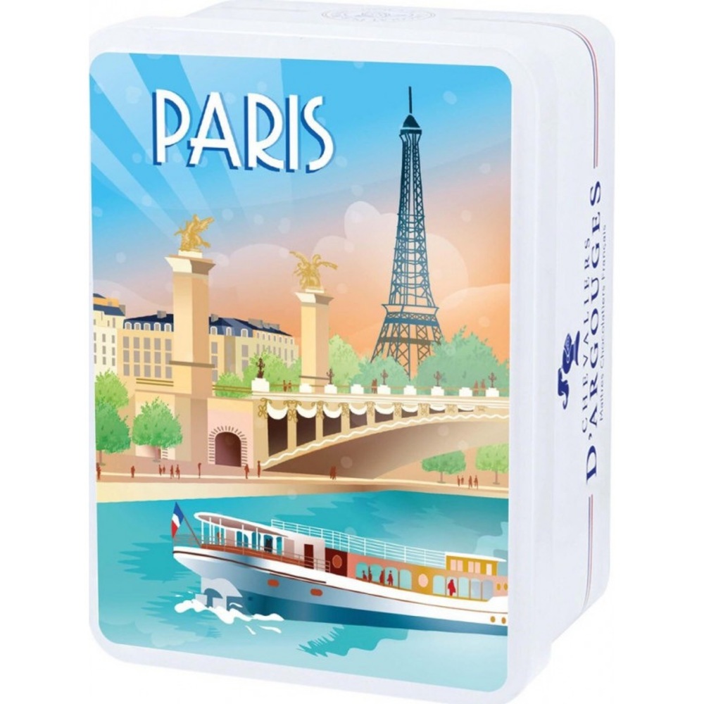 Authentic Paris empty Decorative Tin